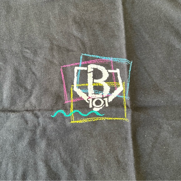 Baseball Lifestyle 101 Chalkboard Short Sleeve Tee Men’s Medium Teen Black New - Picture 2 of 6